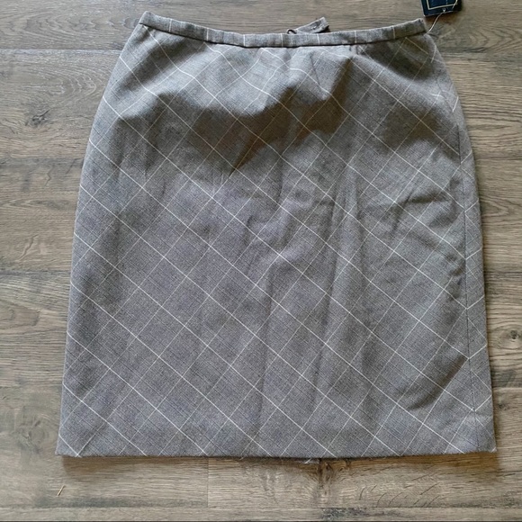NWT Laura Scott Glenn Plaid suit skirt - Picture 2 of 6